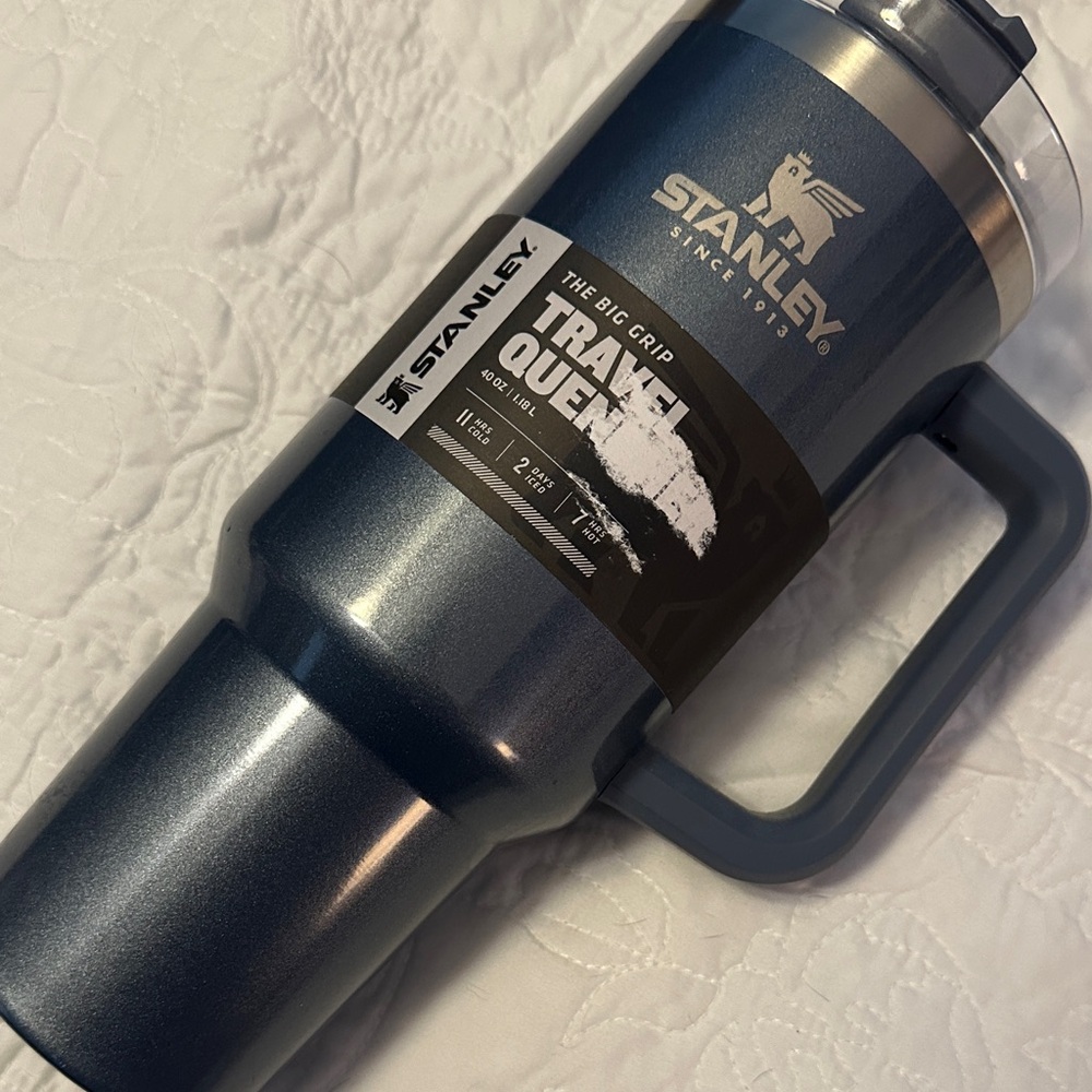 Stanley OG 40 oz Tumbler Midnight Pearlescent New See Pictures Blue Shimmer Orig